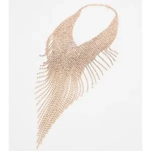 Zara | Jewelry | Nwt Zara Golden Jewel Cascade Necklace